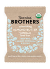 Bearded Brothers Organic Vegan Protein Energy Bars, Almond Butter Vanilla, Gluten Free, 12 Count
