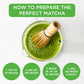 Aiya Certified USDA Japanese Organic Ceremonial Grade Matcha Green Tea Powder - Gluten-Free  Non-GMO - 100g Bag (3.53 oz.)