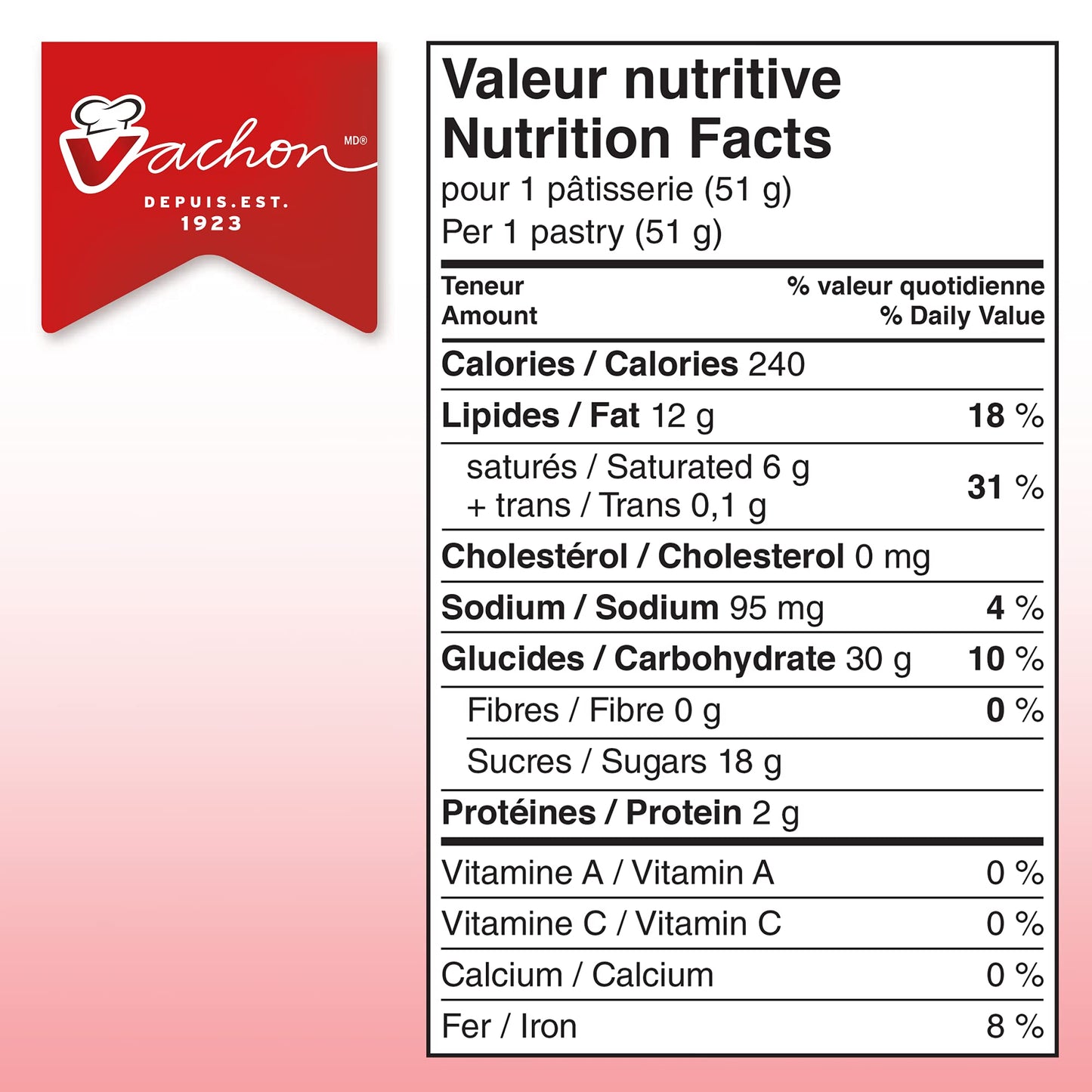 Vachon Passion Flakie Apple-Raspberry Cake, 305G/10.8Oz., {Imported From Canada}