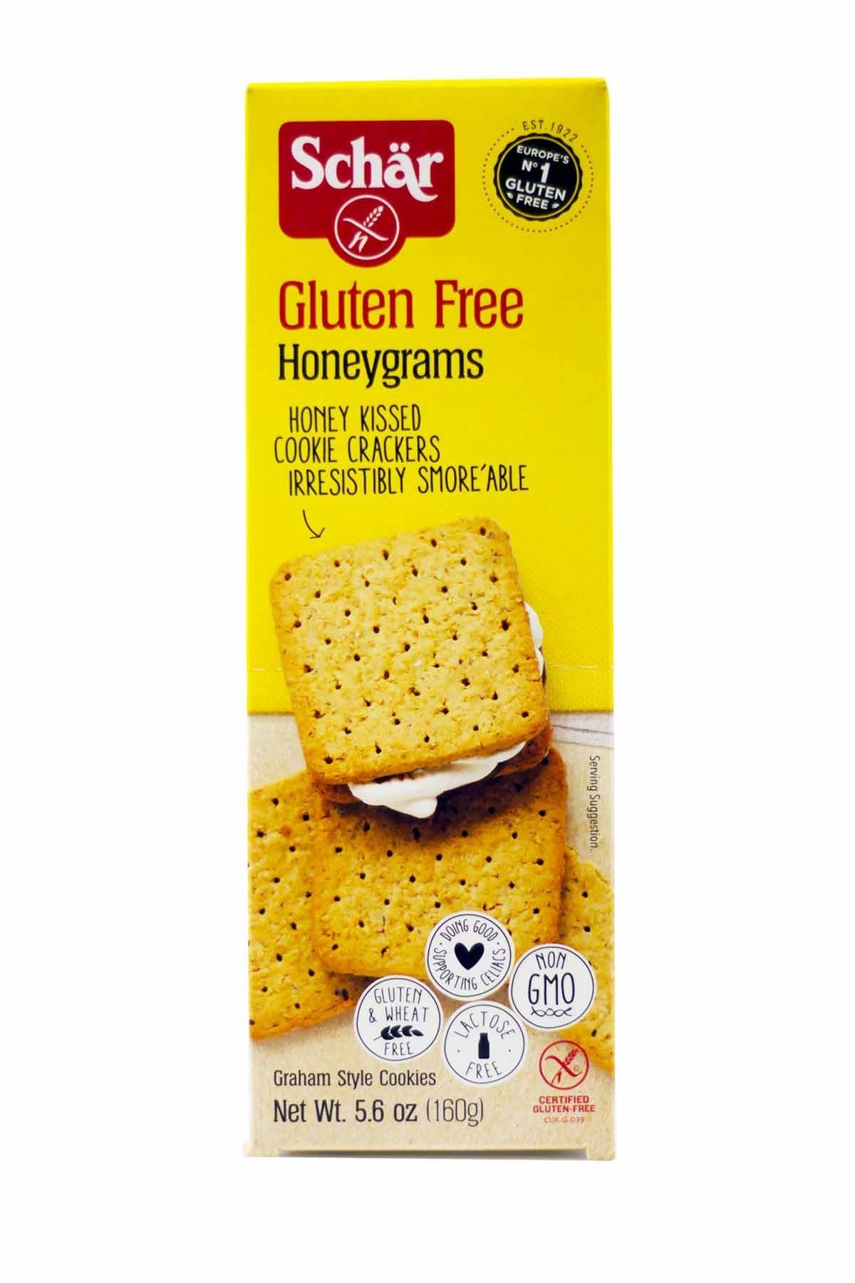 Schar - Honeygrams - Certified Gluten Free - No Gmo'S, Lactose, Wheat Or Preservatives - (5.6 Oz) 12 Pack
