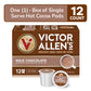 Victor Allens Coffee Hot Cocoa Pods, Milk Chocolate, 12 Count, Compatible with Keurig K-Cup malt-inspired, Light Brown