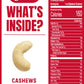 Fisher Whole Cashews, Oven Roasted, Sea Salt, 24 Ounces, Gluten Free, Vegan Protein, Snack