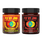 Flybyjing Spicy Duo - Premium Sichuan Chili Crisp And Xtra Spicy Chili Crisp Sauce Bundle - Spicy, Umami Rich, Gluten-Free, Non-