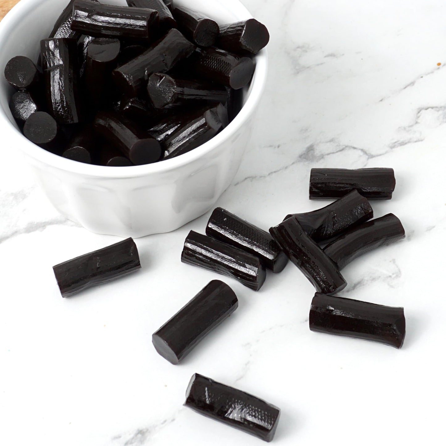 Finnska Soft Black Licorice, 1 Pound Bulk Bag, Soft Chewy Licorice