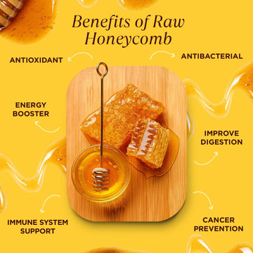 Pure Southern Honey'S Raw Honeycomb On Wooden Frame (Apx. 4 Lbs) American Made