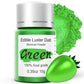 Green Luster Dust Edible Glitter for Cakes Cocktails - 10g Colaele Edible Shimmering Dust for Chocolates, Metallic Food Coloring