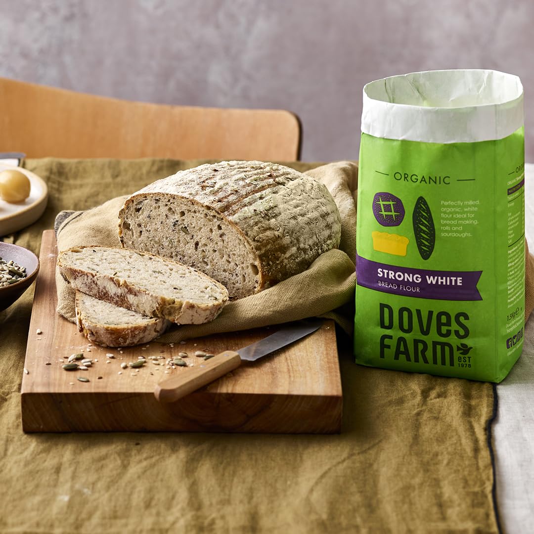 Doves Farm Strong White Bread Flour 2 X 1.5Kg