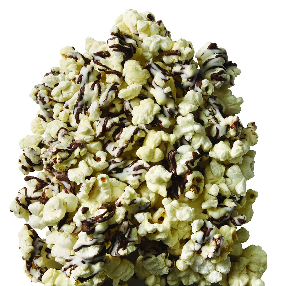 Popcorn Indiana Fudge Drizzled Black & White Popcorn, 6 Oz