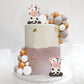 Cow Cake Topper Cute Baby Cow Cake Decorations Farm Cake Decorations Baby Shower Cow Themed Birthday Party Supplies For Girls Bo