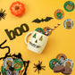 Fruidles Halloween Monster Money Coins, Trick-or-Treat Fillers, 1 Pound, Individually Wrapped, Orange/Green/Silver Foil