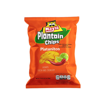 Mayt   Chili Lemon Plantain Chip | Healthy Snacks | 3 Oz Snacks | Non Gmo | Gluten Free Snacks | Kosher | Plantains Chips