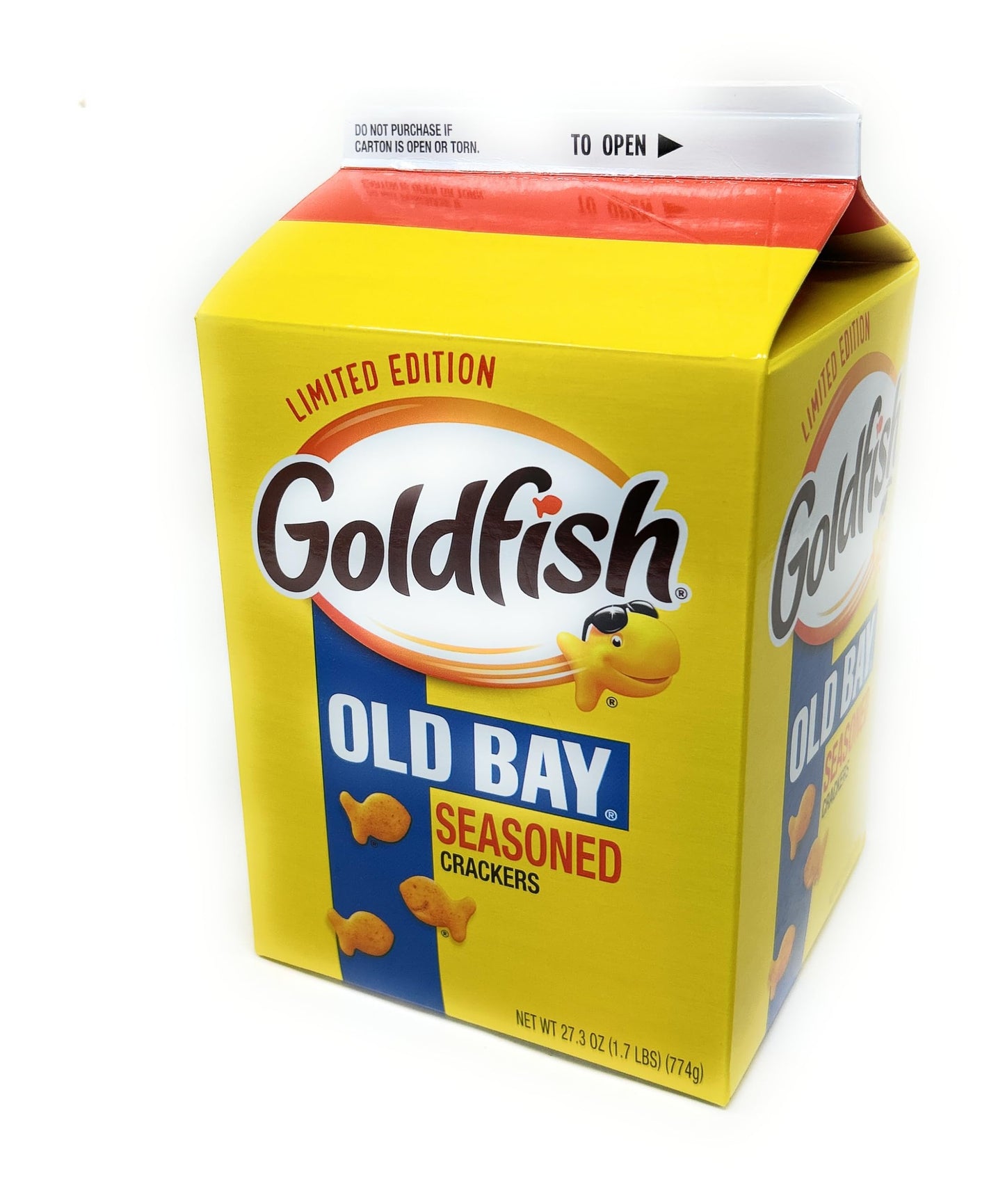 Pepperidge Farm Old Bay Seasoned Goldfish Snack Crackers - 27.3oz - 1 carton, yellow
