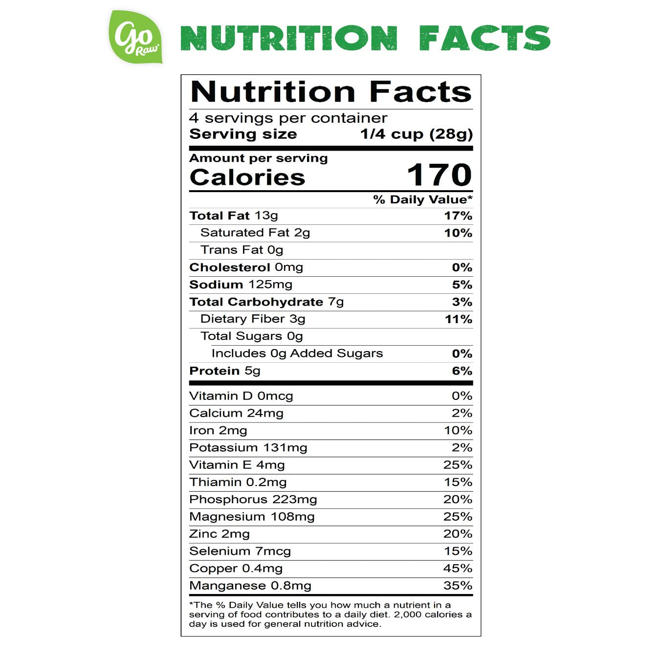 Go Raw Pumpkin & Sunflower Seed Snack Mix, Sea Salt and Vinegar, 4 oz. Bags (Pack of 5) - Keto | Vegan | Gluten Free| Organic |