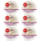 CJ Korean Cooked Rice with Black Rice, microwaveable instant fresh rice - Pack of 6 (210g each)