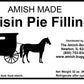 Amish Pie Filling - Two 32 Oz Jars (Raisin)