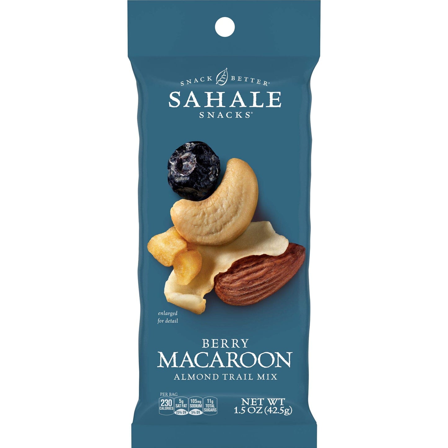 Sahale Snacks Berry Macaroon Almond Trail Mix, 1.5 oz, Pack of 9, Model 2066553