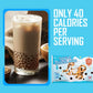 Lunar Lifts Nutrition Konjac Crystal Boba, Vegan Chewy Pearls, Low Calorie, 6 Pouches, 360g
