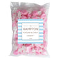 The Hampton Candy Company Strawberry Salt Water Taffy, Pink Candy, 1 Pound Bulk Bag, Individually Wrapped