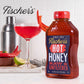 Fischers Hot Honey, 24 Oz - 100% Raw Unfiltered Honey Infused with Hot Pepper - Chefs Choice - Spicy Kick for Pizza, BBQ, Frie