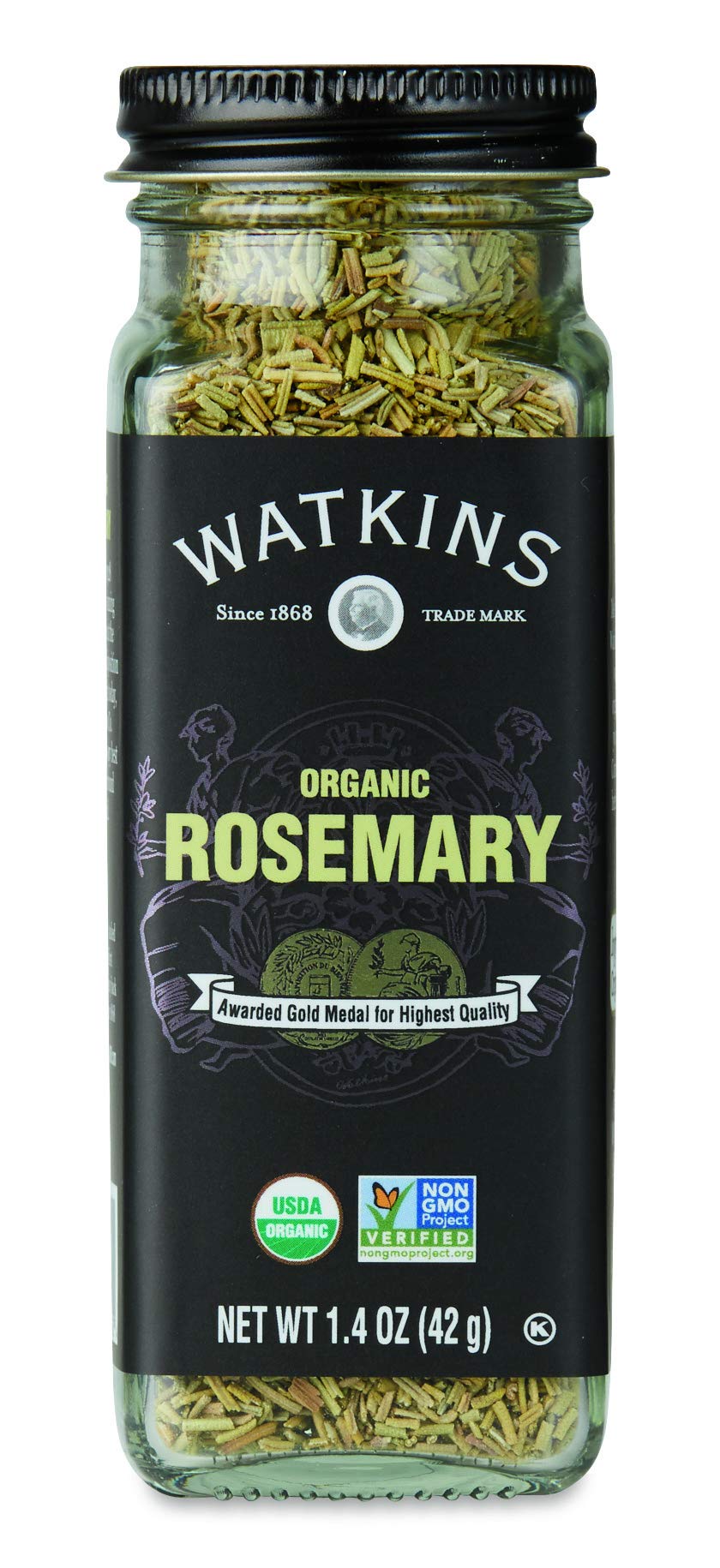 Watkins Organic Rosemary Non-Gmo Kosher 1.4 Ounce 1-Pack