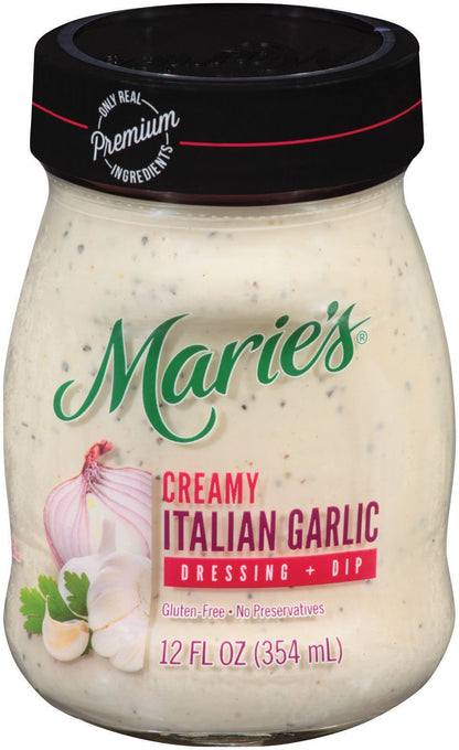 Maries, Creamy Italian Garlic Dressing, 12 oz