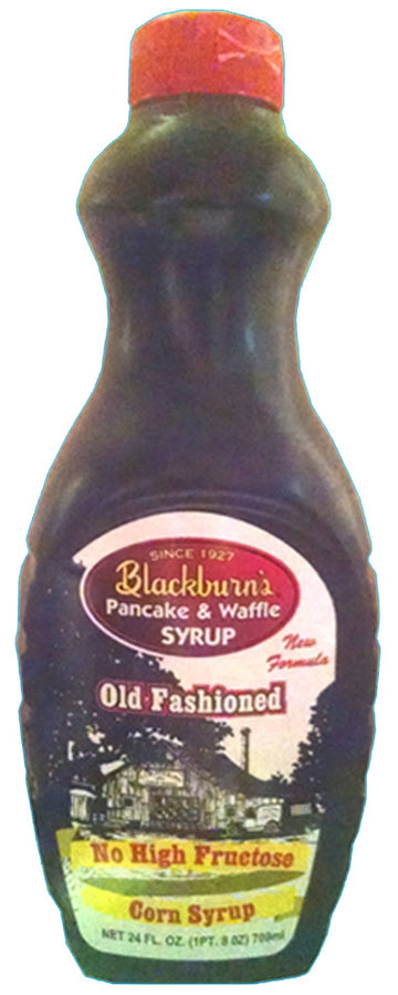 Blackburn-Made Syrup 24oz Bottle (Pack of 3) (Choose Flavor Below) (Old Fashioned Pancake & Waffle Syrup - No High Fructose Corn