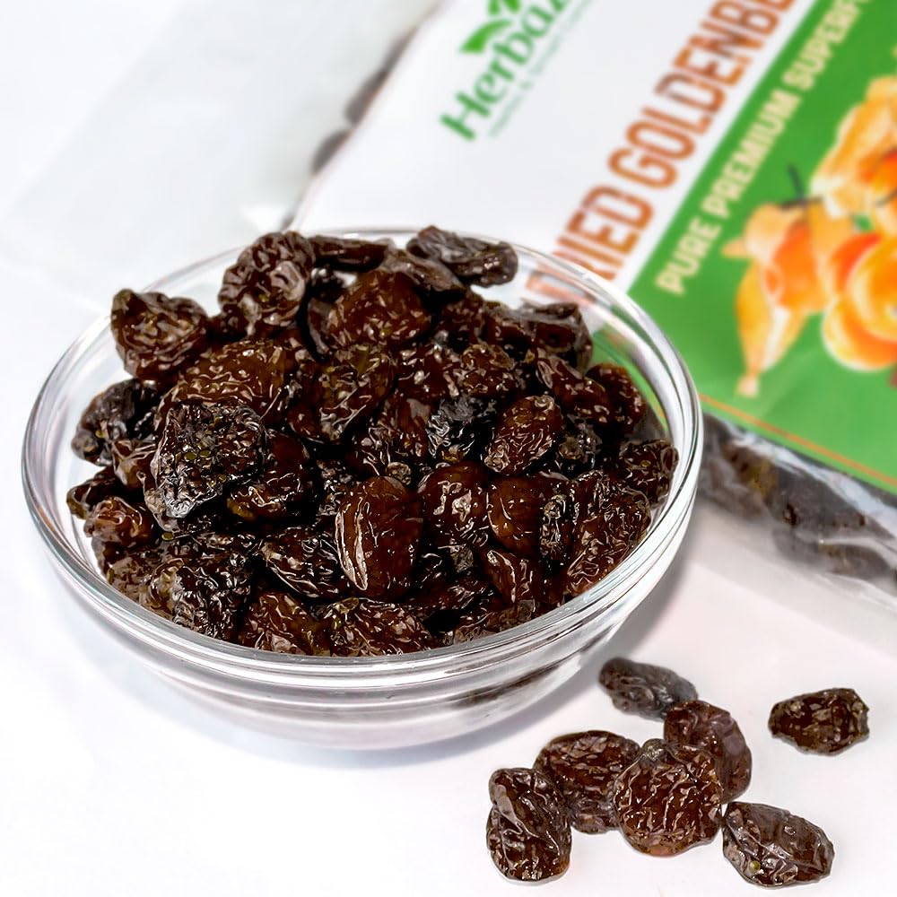 Herbazest Goldenberries Dried Organic - 1 Lb - Usda Certified, Vegan & Gluten Free Superfood - Perfect For Snacks, Baked Goods,
