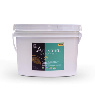 Artisana Organics Raw Coconut Butter, 8 lbs | Bulk Coconut Butter, No Sugar Added, No Palm Oil