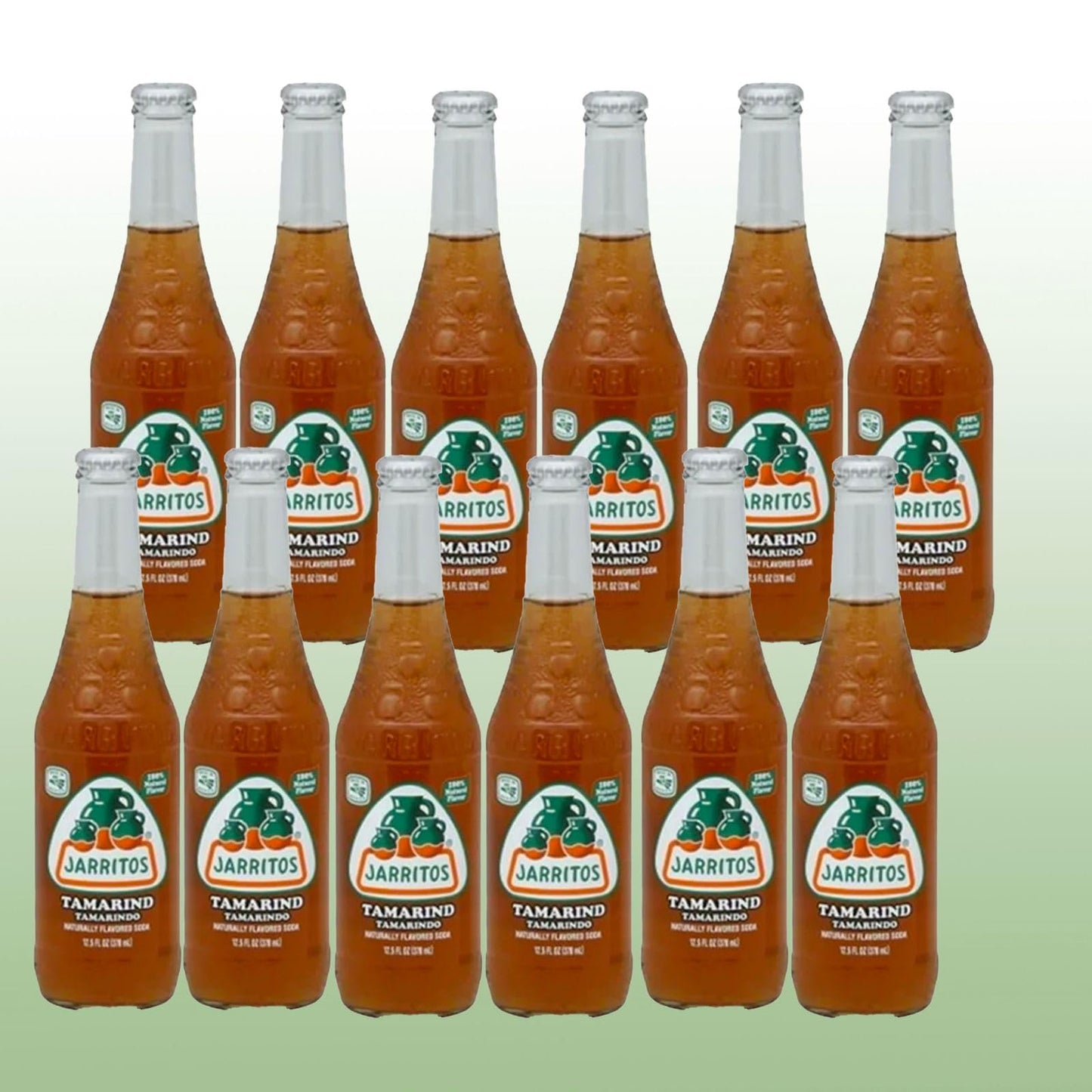 Jarritos Tamarind Mexican Soft Soda Drink, 12 Fl Oz Glass Bottles, 12 Pack