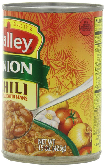 Nalley Chili Onion With Beans, 14-Ounce Cans (Pack Of 8)