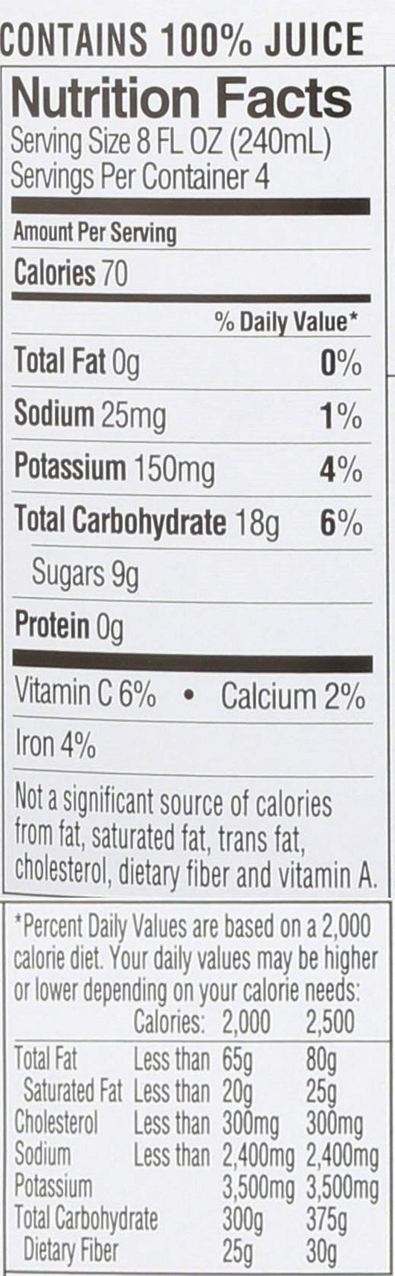 Knudsen Just Cranberry Juice - 32 ounce -- 12 per case.