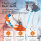 Lanon 8Mil Orange Disposable Nitrile Gloves, Mechanic, Heavy Duty, Food Safe, Latex Free, Powder Free, Fully-Diamond Textured, X