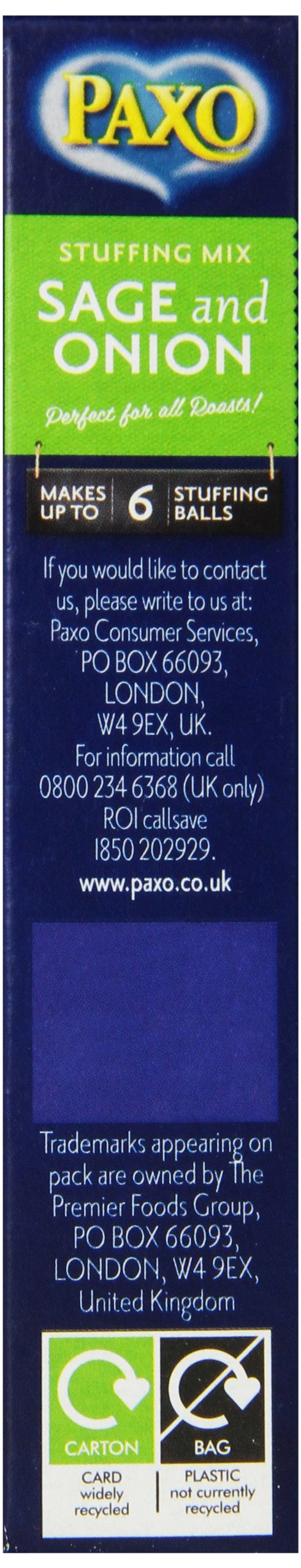 Paxo Sage And Onion Stuffing, 85G (Pack Of 8)