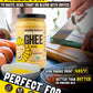 Organic Ghee Butter Grass Fed Clarified - 16 Oz Ghee Butter - Unsalted Butter Certified Organic Ghee Oil - Perfect For Paleo, Ke