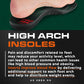 (Pro Grade) 220+ Lbs Plantar Fasciitis High Arch Support Insoles Men Women - Orthotic Shoe Inserts For Arch Pain Relief - Boot W