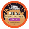 Java Factory Flavored Coffee Pods  Peanut Butter and Jelly  Compatible with K Cup malt-inspired  40 Count