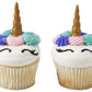 Decopac Unicorn Horn Cake Picks, 72-Pack, Cupcake Toppers, Reusable Decorations For Cakes, Cupcakes And Other Bakes, Create Magi