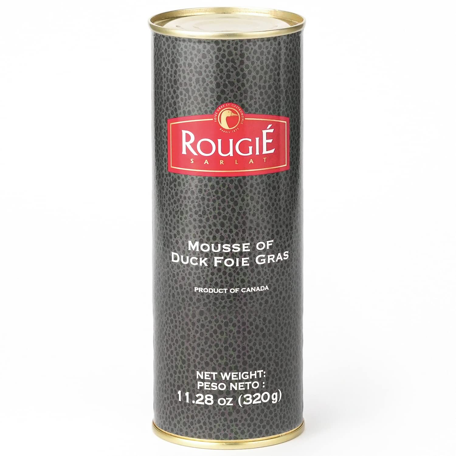 Rougie France (Round Tin) Mousse Of Fully-Cooked Liver Foie Gras, 11.2000-Ounce Cans