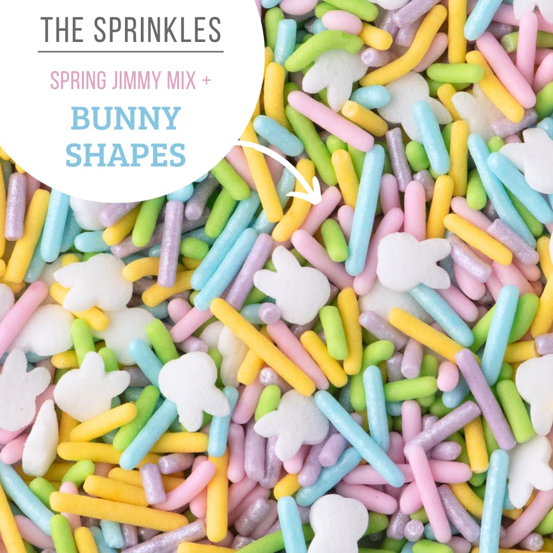 Sweets Indeed Spring Frosting Kit Plus Bunny Easter Sprinkles Frosting Tubes Nozzles Perfect For Baking And Cookie Decoarting 11