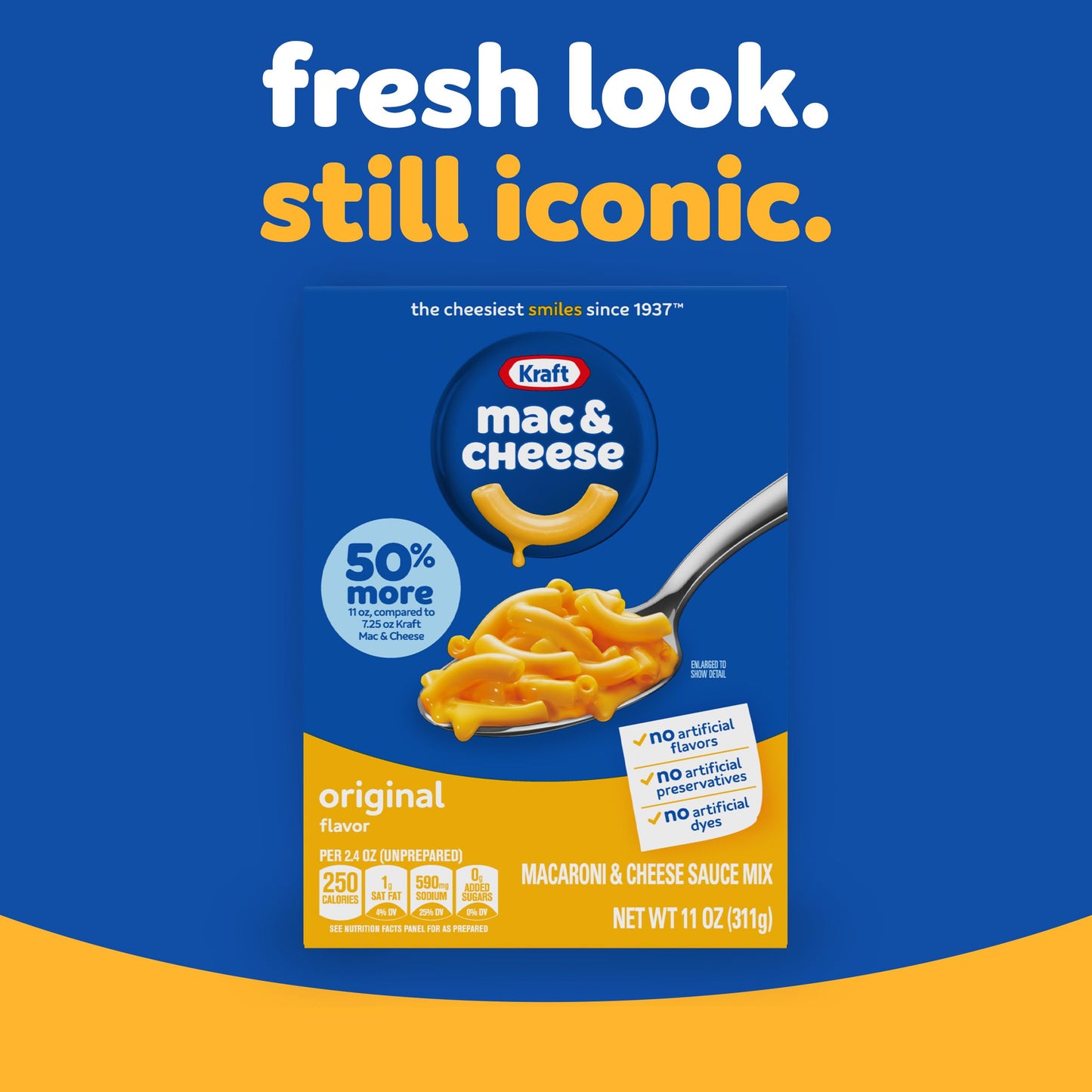 Kraft Original Mac & Cheese Macaroni and Cheese Dinner, 11 oz Box
