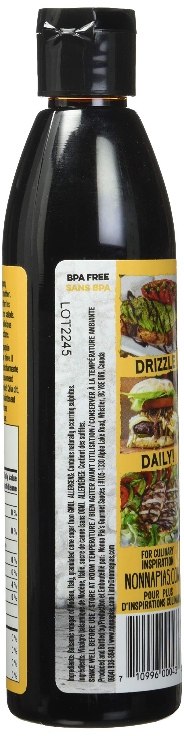 Nonna Pias Nonna Pia S Classic Balsamic Glaze, Classic, 1 Count (Pack of 4)