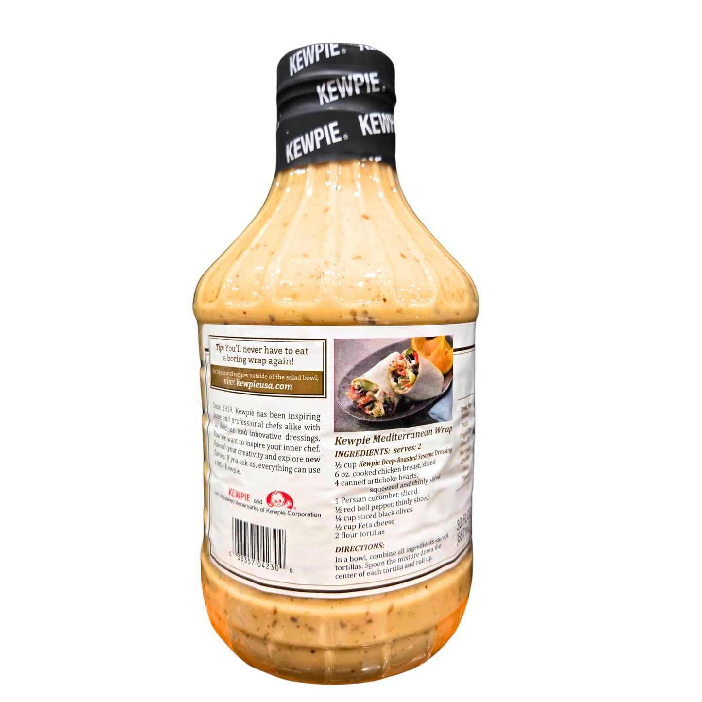 Deep Roasted Sesame Dressing And Marinade, Creamy, 30 Fl Oz, Pack Of 3 With Free Dish Scrubber