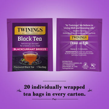 Twining Tea Tea Blck Blckcurrant Brz