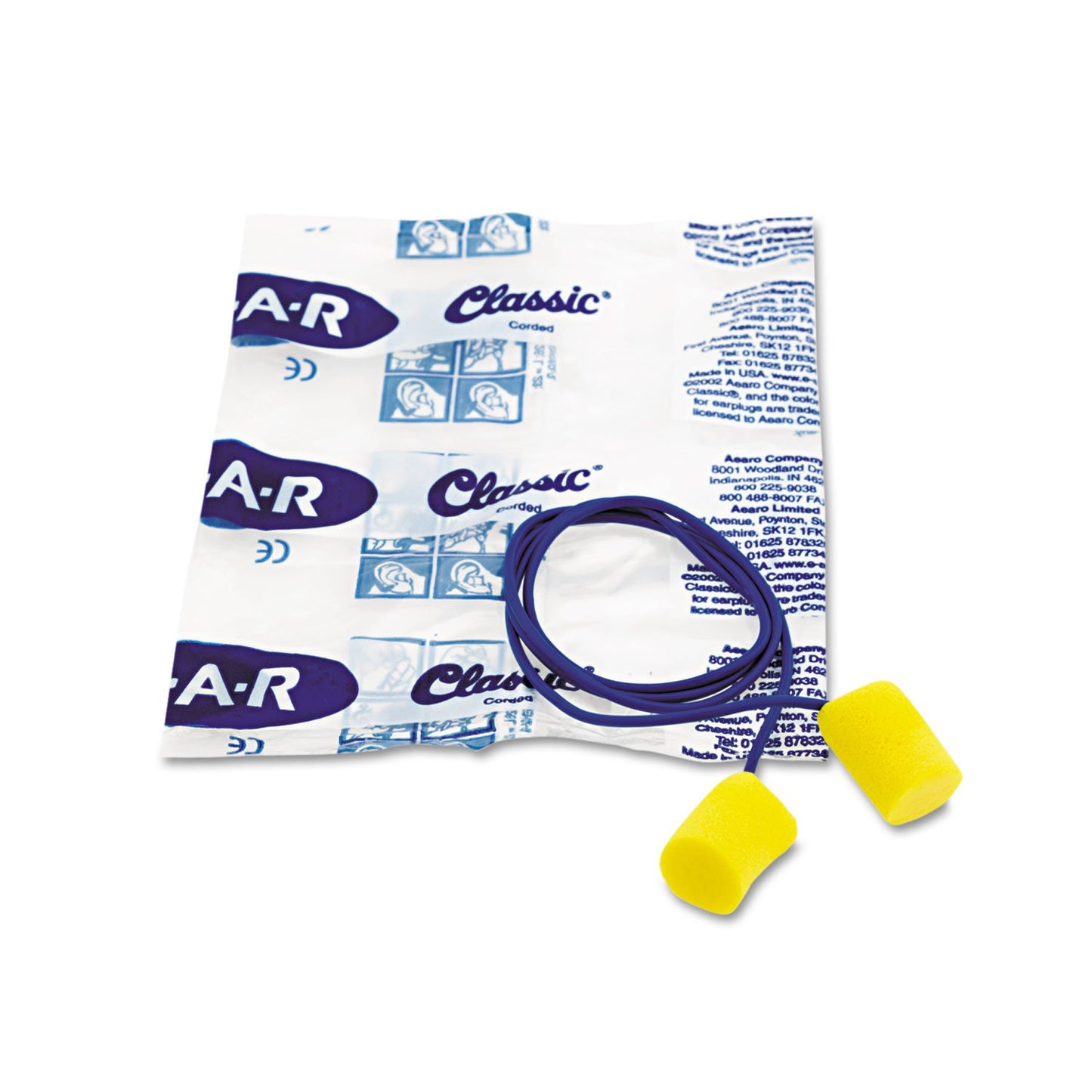 Aearo Corded Foam Earplugs