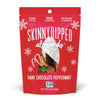SKINNYDIPPED Dark Chocolate Peppermint Almonds, Healthy Snack, 3.5 oz Resealable Bag, Gluten Free, Plant Protein