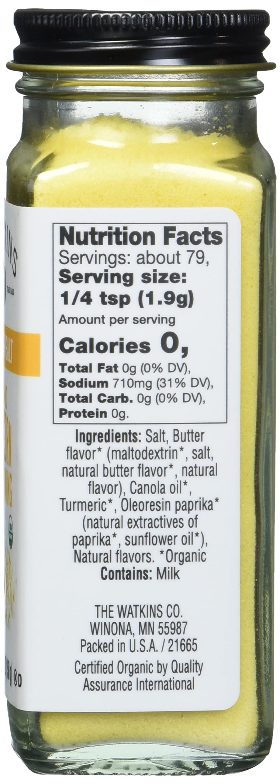 Watkins Popcorn Butter Slt Sn, 5.3 Oz (Pack Of 3)