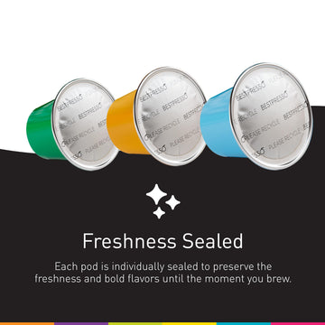 Bestpresso Coffee For Nespresso Original Machine 120 Pods Certified Genuine Espresso Flavored Pack Vanilla Pods Compatible With