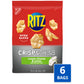 Ritz Crisp And Thins Cream Cheese And Onion Chips, Party Snacks, Bulk Snacks, 6 - 7.1 Oz Bags