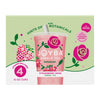 JOYBA Strawberry Rose Bubble Tea, 12 fl. oz. Cups, 4 Pack, Botanicals Infused