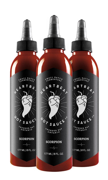 Heartbeat Hot Sauce Co. | Scorpion, 6 oz. 3 pack
